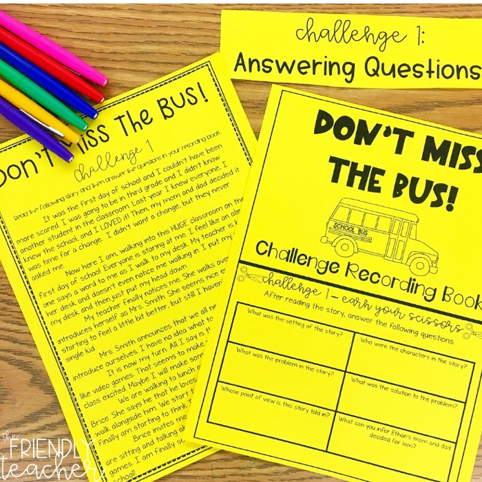 Back to school tips and ideas for upper elementary 
