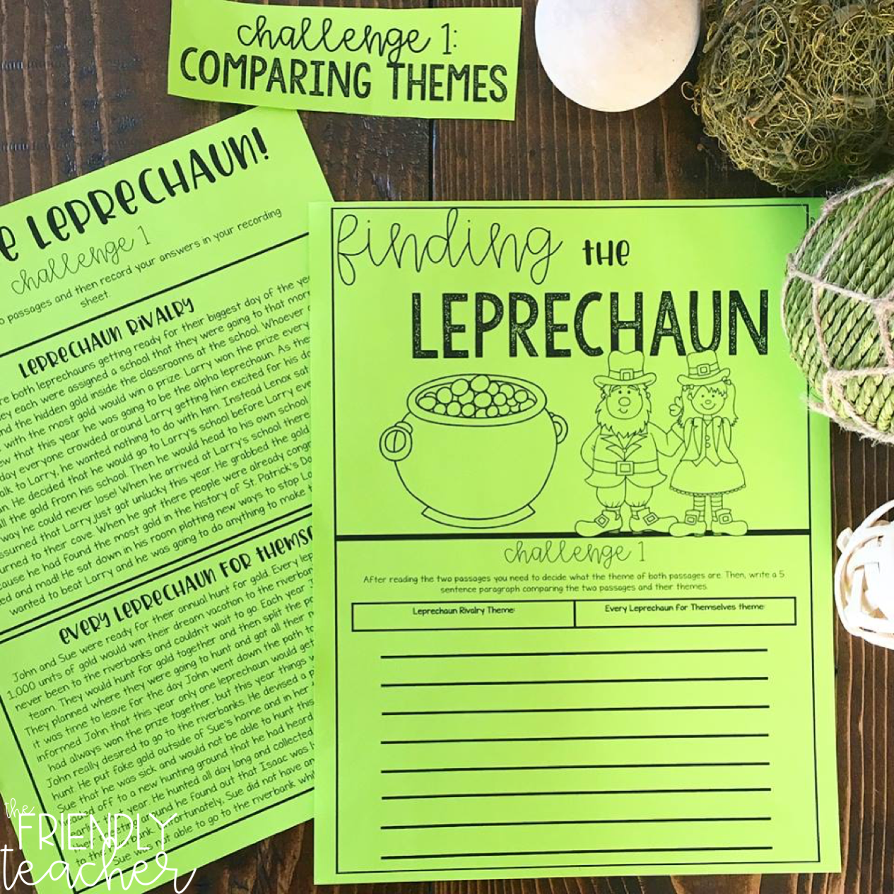 Saint Patrick's Day in Upper Elementary-Activities and Freebies