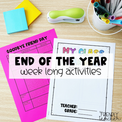 end of the year activities